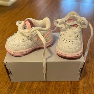 Nike Air Force 1 Baby Sneakers (Size 2C) - unworn/like-new condition